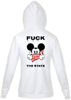 Nome do produto Moletom Ziper Fuck The State (B) ANC012-MZ