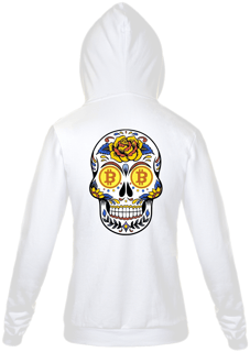Nome do produto Moletom Ziper Bitcoin Skull BTC029-MZ