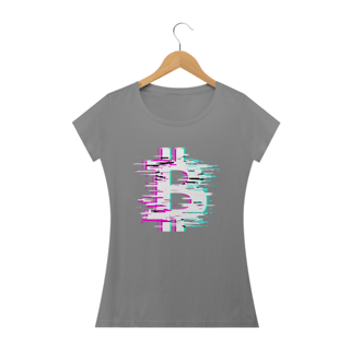 Nome do produto Baby Look Bitcoin Glitch (W) BTC015-BQ