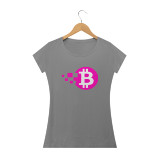 Nome do produto Baby Look Bitcoin Pink Blocks BTC046-BQ