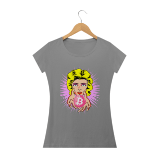 Nome do produto Baby Look Precious Bitcoin Pink BTC054-BP