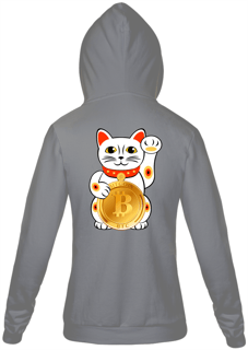 Nome do produto Moletom Ziper Bitcoin Cat BTC010-MZ