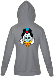 Nome do produto Moletom Ziper McDuck Bitcoin BTC024-MZ