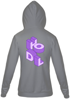 Nome do produto Moletom Ziper Hodl Lilac TRD006-MZ