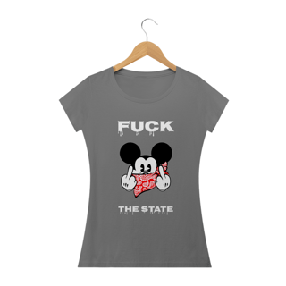 Nome do produto Baby Look Estonada Fuck The State (W) ANC008-BE