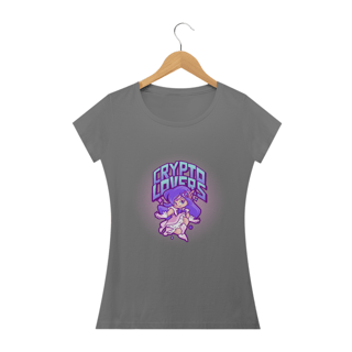 Nome do produto Baby Look Estonada Crypto Lovers CRY008-BE