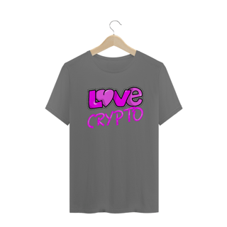 Nome do produto Camiseta Estonada Love Crypto CRY011-CE