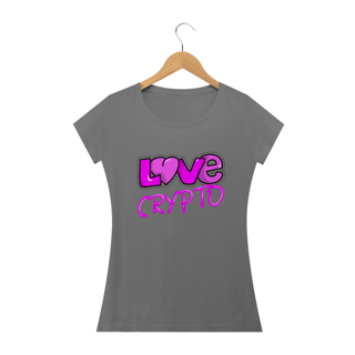 Nome do produto Baby Look Estonada Love Crypto CRY011-BE