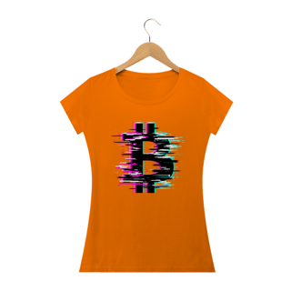 Nome do produto Baby Look Bitcoin Glitch (B) BTC015-BQ