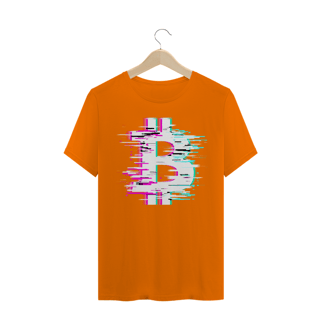 Nome do produto Camiseta Bitcoin Glitch (W) BTC015-CQ