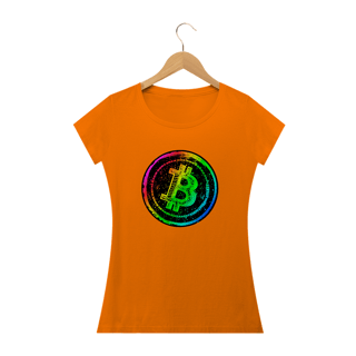 Nome do produto Baby Look Bitcoin Rainbow BTC043-BQ