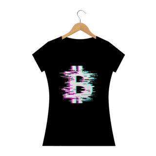 Nome do produto Baby Look Bitcoin Glitch (W) BTC015-BQ