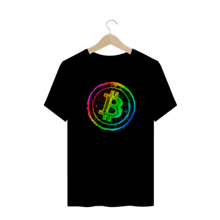 Nome do produto Camiseta Bitcoin Rainbow BTC043-CQ