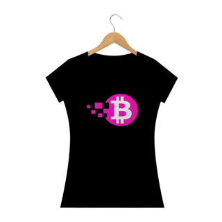 Nome do produto Baby Look Bitcoin Pink Blocks BTC046-BQ