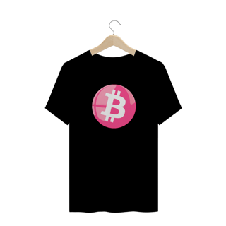 Nome do produto Camiseta Bitcoin Pink Button BTC047-CQ
