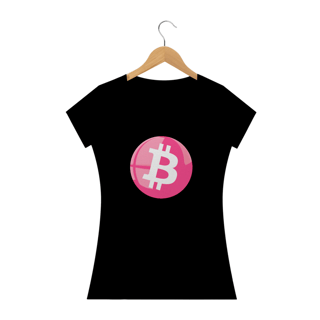 Nome do produto Baby Look Bitcoin Pink Button BTC047-BQ