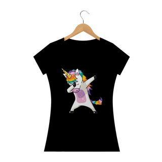 Nome do produto Baby Look Unicorn Meme HUM011-BQ