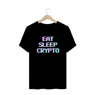 Nome do produto Camiseta Eat Sleep Crypto CRY014-CQ