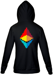 Nome do produto Moletom Ziper Ethereum Pop ATC005-MZ