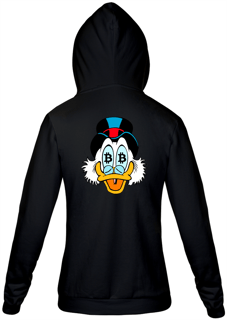 Nome do produto Moletom Ziper McDuck Bitcoin BTC024-MZ