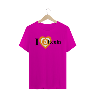Nome do produto Camiseta I Love Bitcoin BTC033-CQ