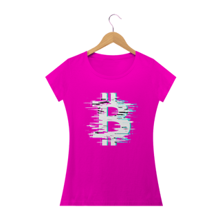 Nome do produto Baby Look Bitcoin Glitch (W) BTC015-BQ