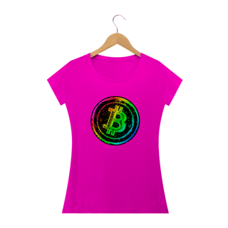 Nome do produto Baby Look Bitcoin Rainbow BTC043-BQ