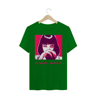 Nome do produto Camiseta Crypto Addict CRY001-CQ