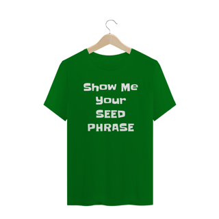 Nome do produto Camiseta Seed Phrase HUM009-CQ