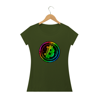 Nome do produto Baby Look Bitcoin Rainbow BTC043-BQ