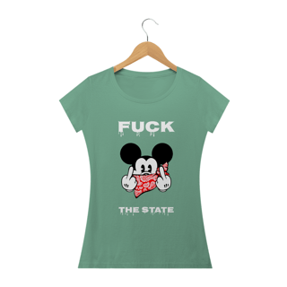 Nome do produto Baby Look Estonada Fuck The State (W) ANC008-BE