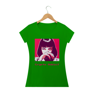 Nome do produto Baby Look Crypto Addict CRY001-BQ