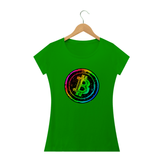 Nome do produto Baby Look Bitcoin Rainbow BTC043-BQ