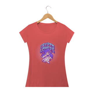 Nome do produto Baby Look Estonada Crypto Lovers CRY008-BE