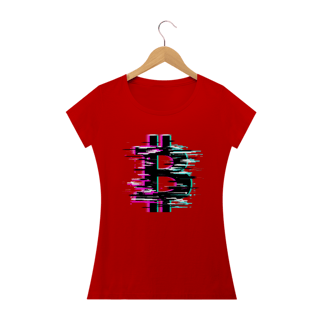 Nome do produto Baby Look Bitcoin Glitch (B) BTC015-BQ