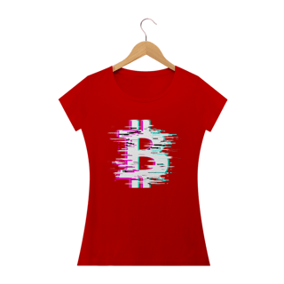 Nome do produto Baby Look Bitcoin Glitch (W) BTC015-BQ