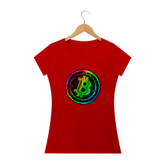 Nome do produto Baby Look Bitcoin Rainbow BTC043-BQ