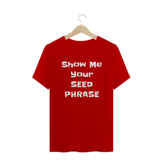 Nome do produto Camiseta Seed Phrase HUM009-CQ