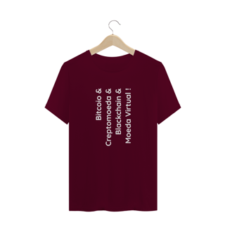 Nome do produto Camiseta Creptomoedas (W) HUM005-CQ