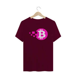 Nome do produto Camiseta Bitcoin Pink Blocks BTC046-CQ