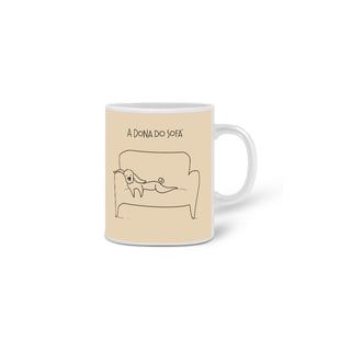 Nome do produto CANECA | A dona do sofá