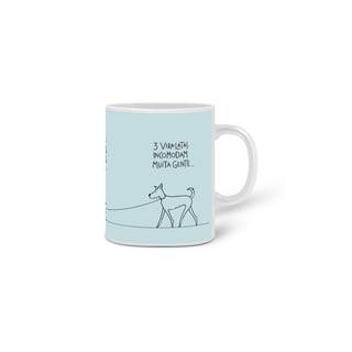 Nome do produto CANECA | Um vira-lata incomoda muita gente...