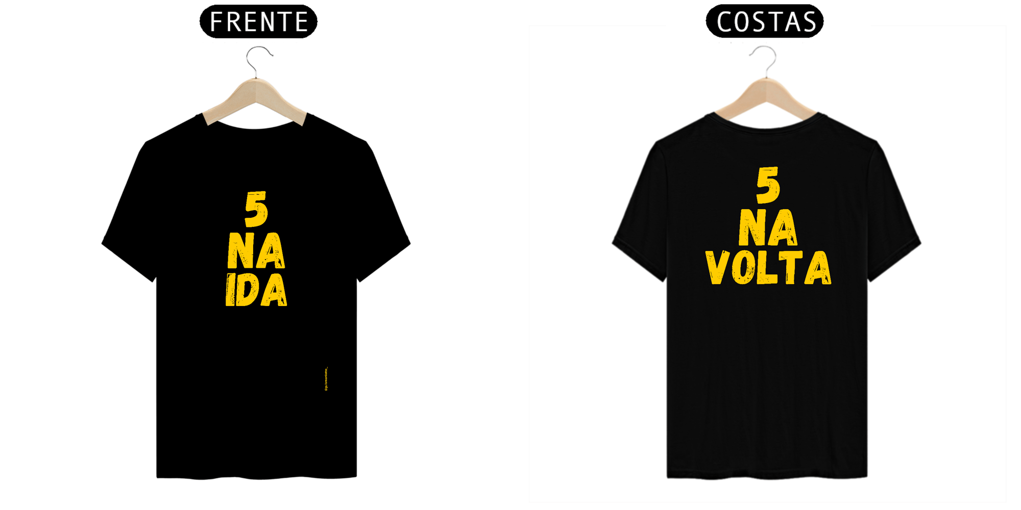 5 na ida - 5 na volta