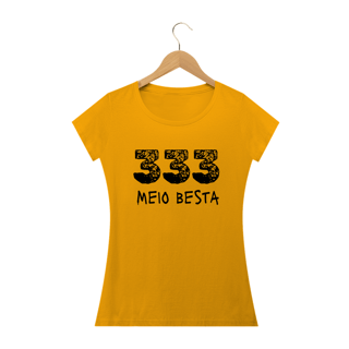 Nome do produto T-shirt Feminina Branca e Colorida (letra preta) 