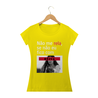 Nome do produto T-shirt Feminina Preta e Colorida (letra branca) 