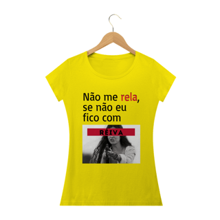 Nome do produto T-shirt Feminina Branca e Colorida (letra preta) 