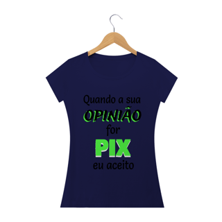 Nome do produto T-shirt Feminina Branca e Colorida (letra preta) 
