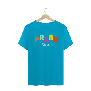 Nome do produto T-shirt Masculina Preta e Colorida (letra colorida) Prank Store 