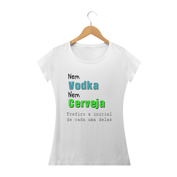 T-shirt Feminina Branca e Colorida 