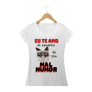 T-shirt Feminina Branca e Colorida (letra vermelha) 